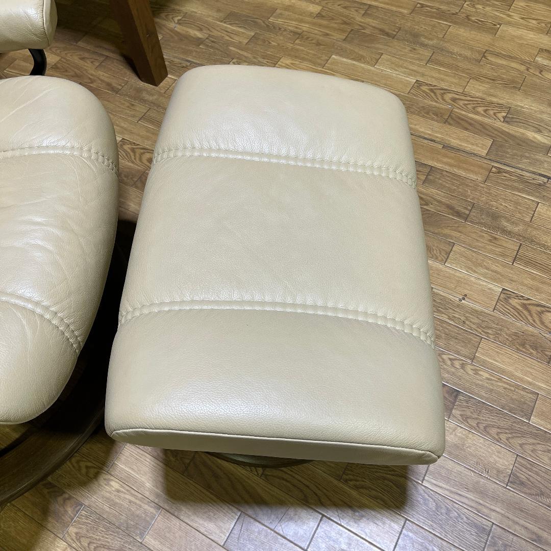 エコーネス コンサル Sサイズ ストレスレスチェア＆オットマン 美品
