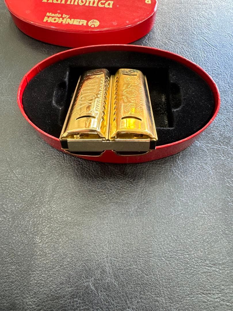 M.HOHNER DOUBLE PUCK ハーモニカ ダブル 箱付き