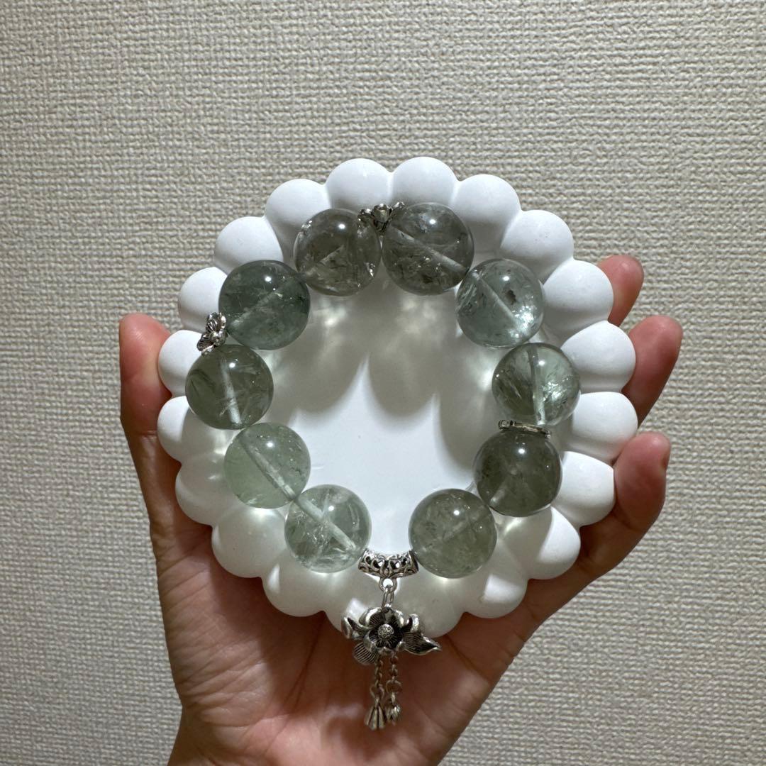 グリーンアメジスト ブレスレット 大粒 美品 早い者勝ち