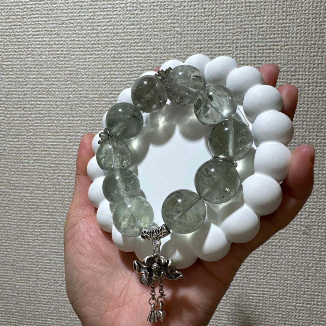 グリーンアメジスト ブレスレット 大粒 美品 早い者勝ち