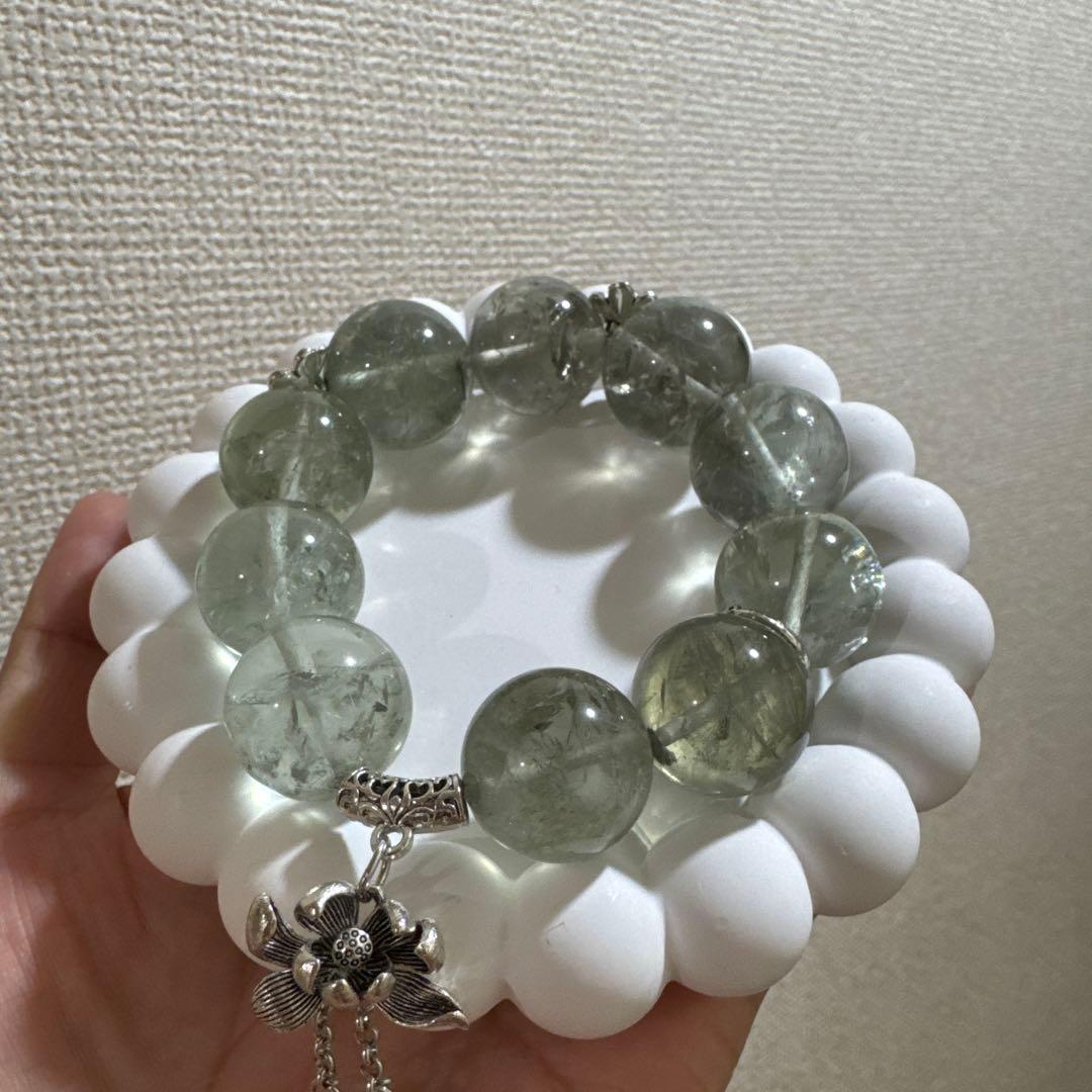 グリーンアメジスト ブレスレット 大粒 美品 早い者勝ち