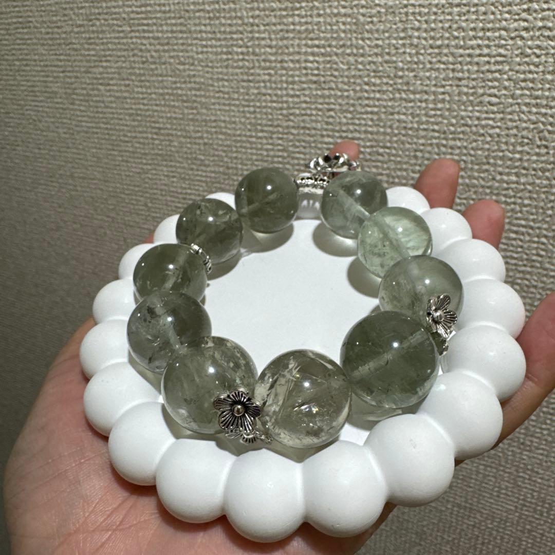 グリーンアメジスト ブレスレット 大粒 美品 早い者勝ち