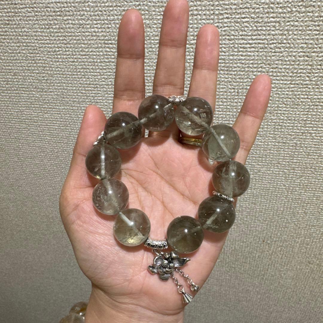 グリーンアメジスト ブレスレット 大粒 美品 早い者勝ち
