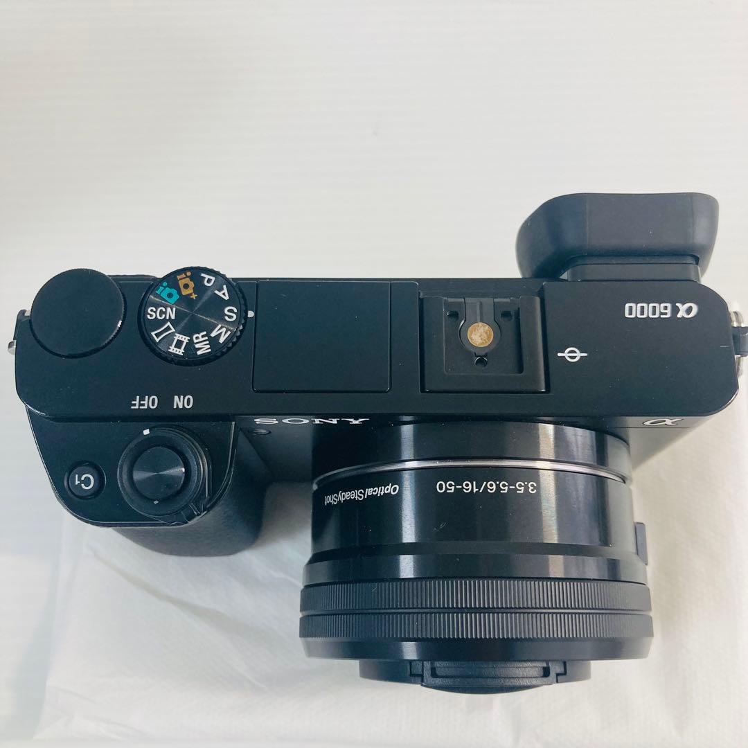 【美品】SONY α6000 ミラーレスカメラ ダブルズームレンズキット