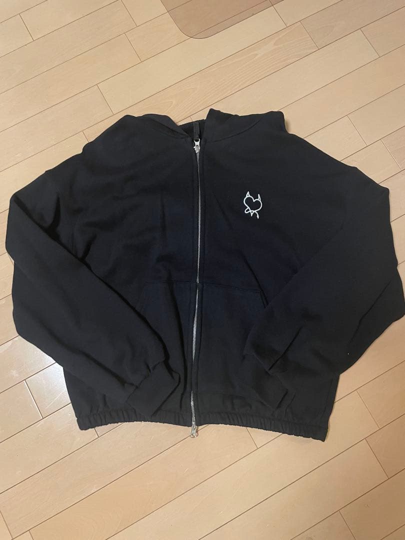 BABYMONSTER ジップフーディー BLACK short