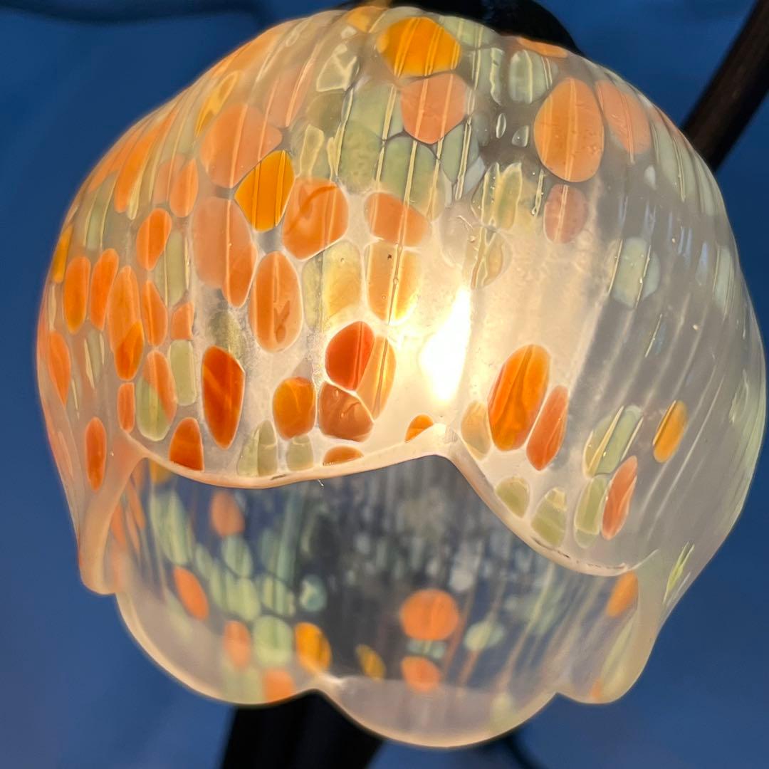 【美品】ビンテージランプ　HOYA 花あかり　テーブルランプ　デスクライト