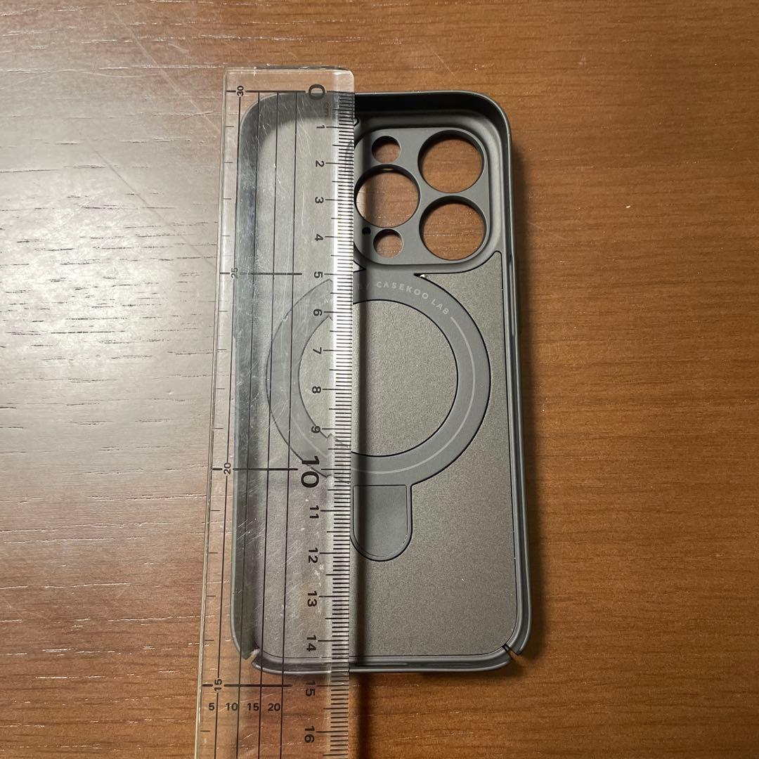 iPhone 15 Pro用 スマホケース 超強磁力 MagSafe対応 黒