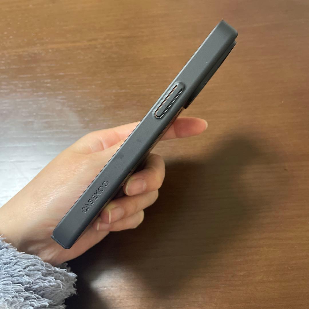 iPhone 15 Pro用 スマホケース 超強磁力 MagSafe対応 黒