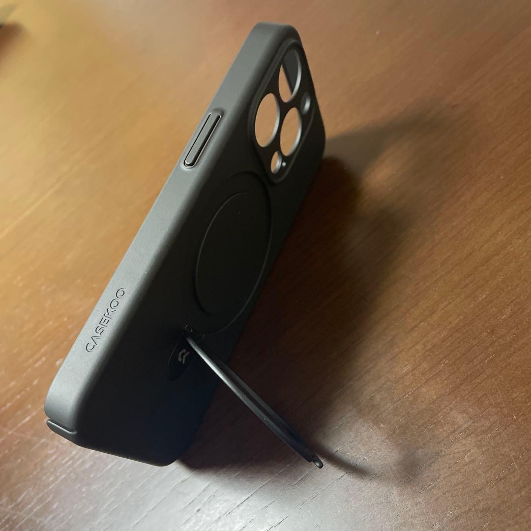 iPhone 15 Pro用 スマホケース 超強磁力 MagSafe対応 黒