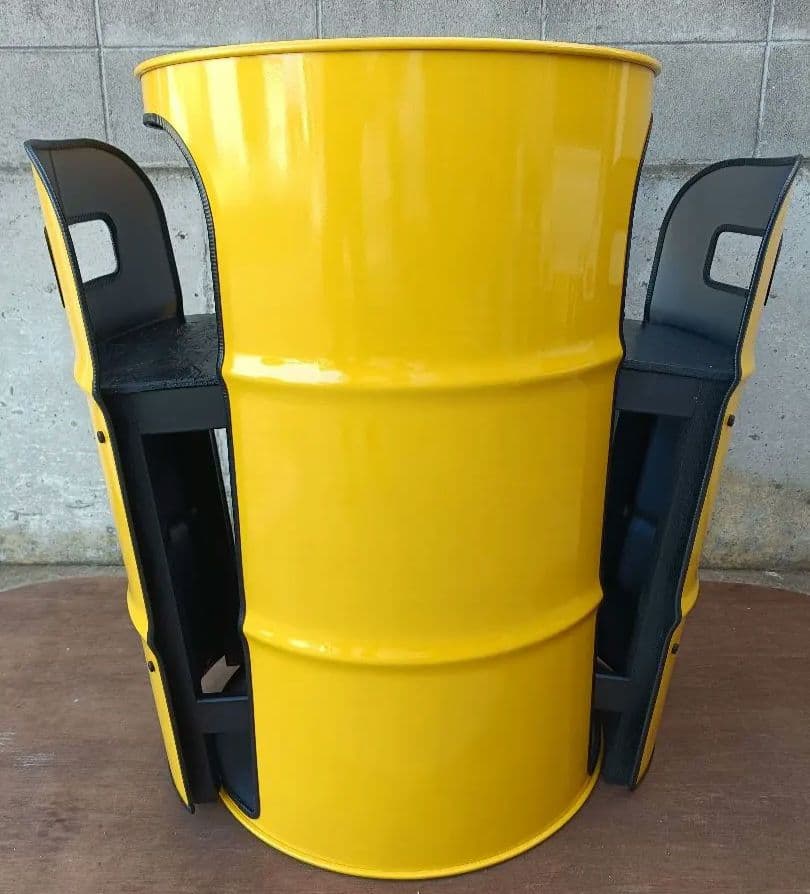 受注生産！どらむ缶remakeテーブル＆チェア‼️