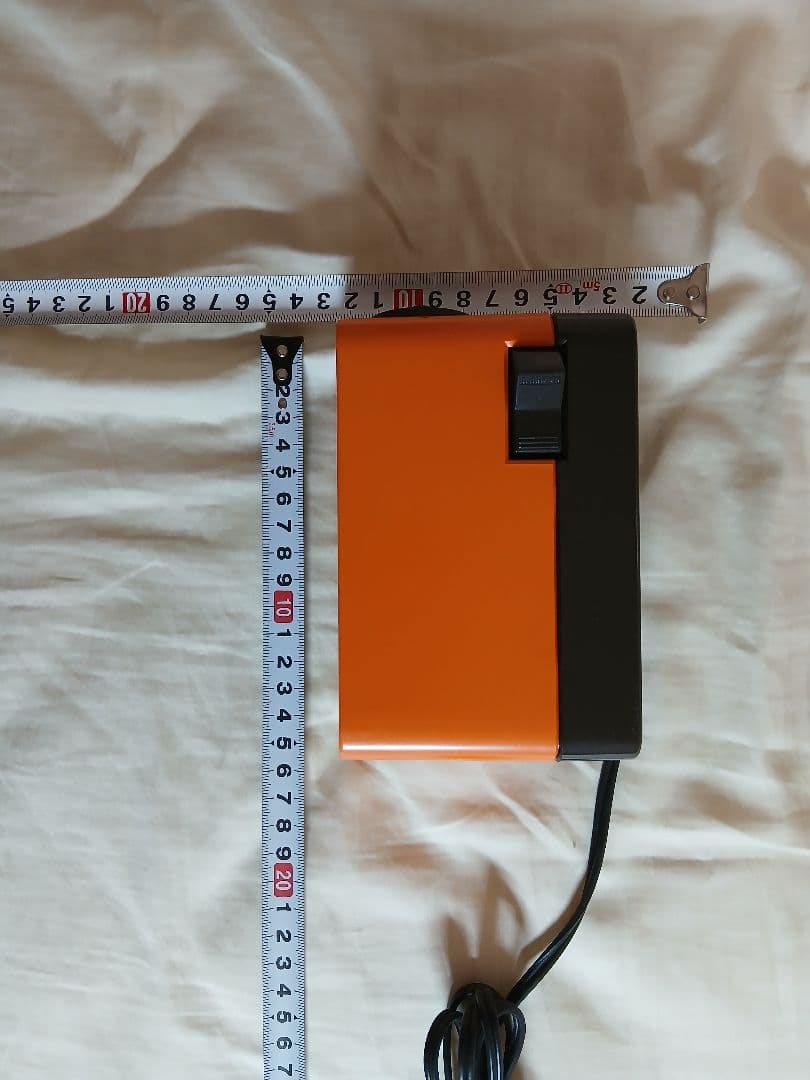 昭和レトロ パタパタ時計 フリップクロック 田村電機 オレンジ 動作品