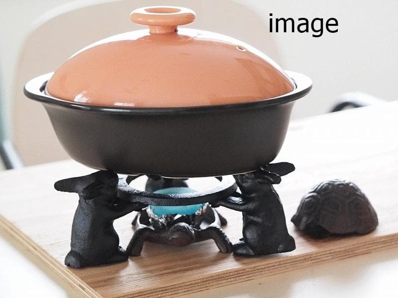 【うさぎの五徳　3個】兎 鉄製 うさぎのごとく　火鉢 アウトドア
