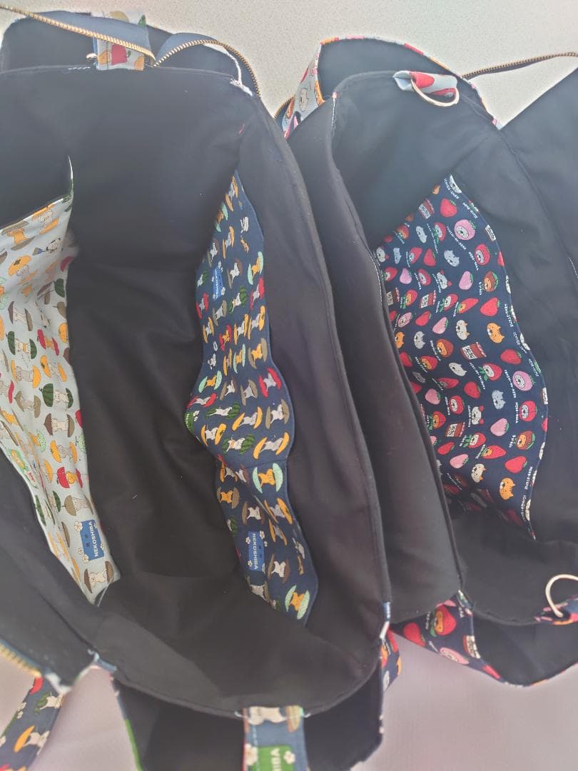 【ひめ】　 トートバッグ（大） 2個SET ハンドメイド