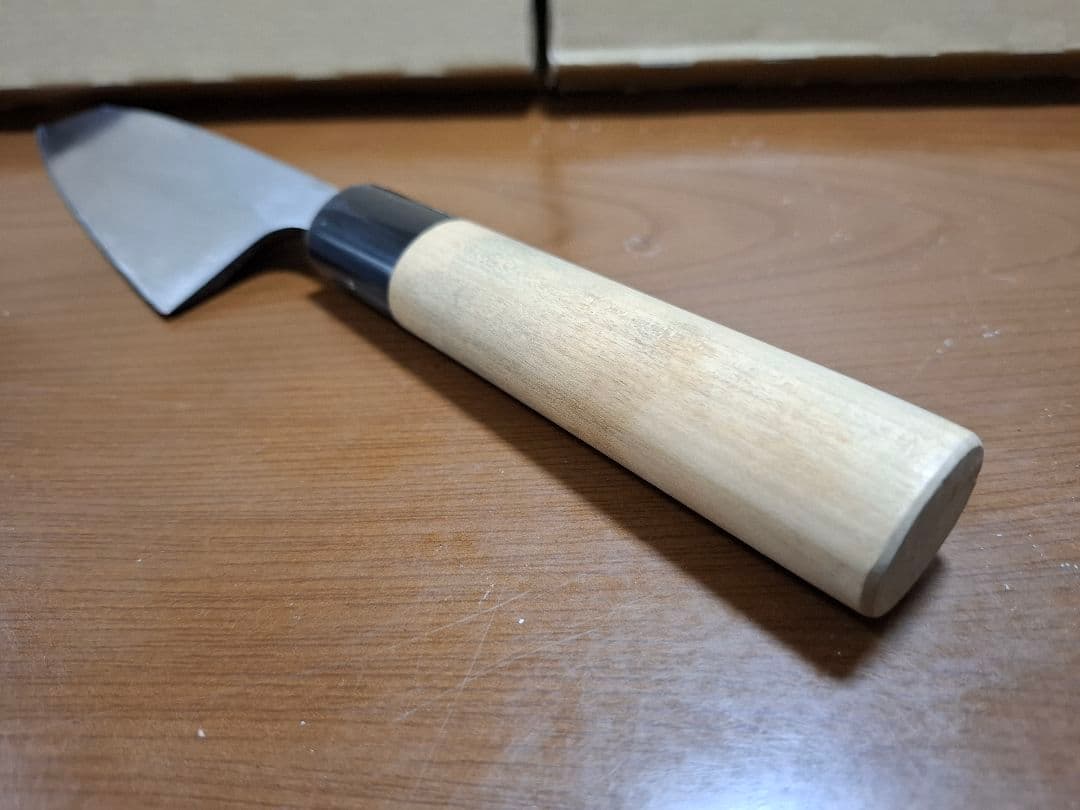 堺 刀司　出刃包丁　全長31.5 刃渡り17cm 厚み7mm 和包丁 使用感少
