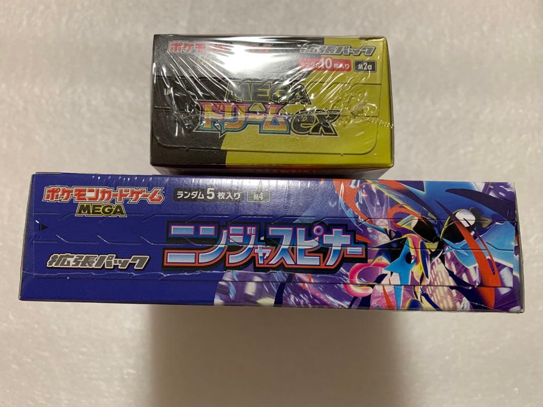 ②ポケモンカード　megaドリーム　ニンジャスピナー　box シュリンク付き