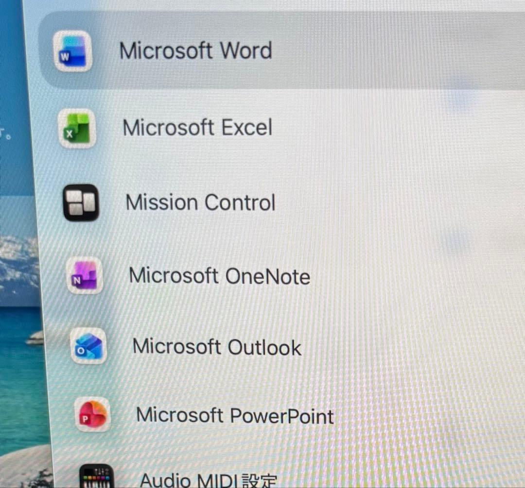 MacBook Air 13インチ M3 2024 Windows Office