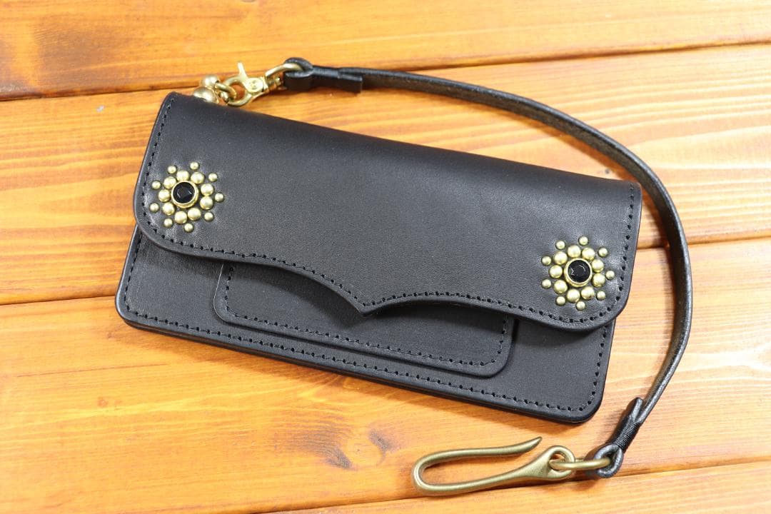 ☆ ハンドメイド 　スタッズロングウォレット　☆　CONDORU　☆