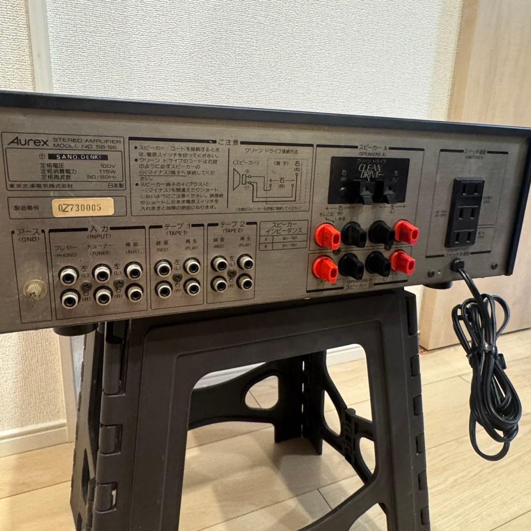 東芝　オーレックス　プリメインアンプSB-66 ジャンク