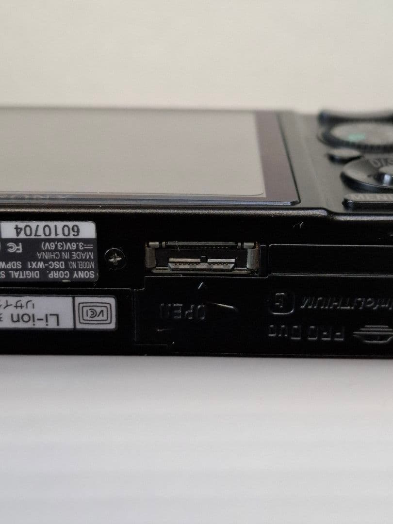SONY Cyber-shot 　DSC-WX1 Gレンズ搭載