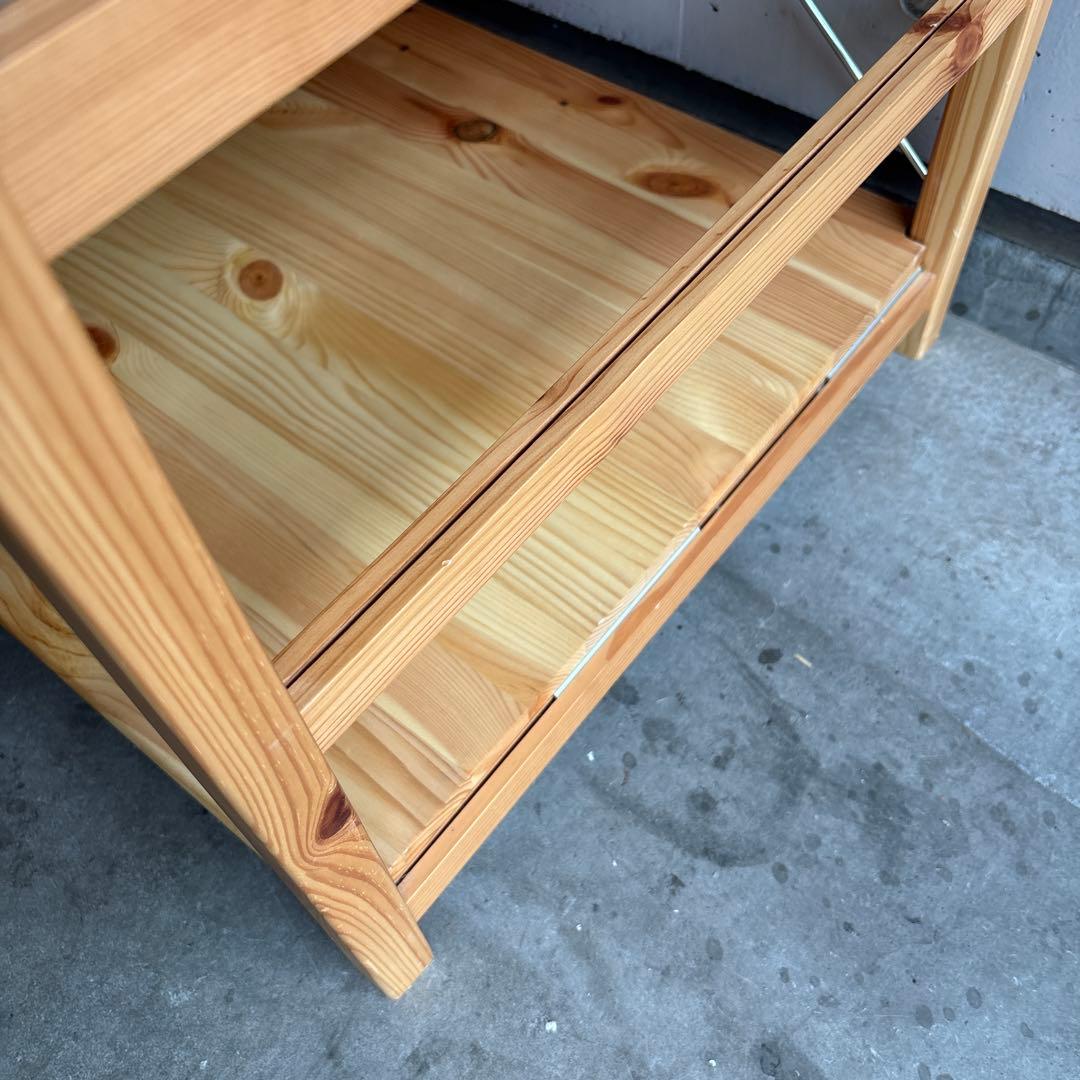 美品★無印 パイン材ユニットシェルフ・ワードローブ