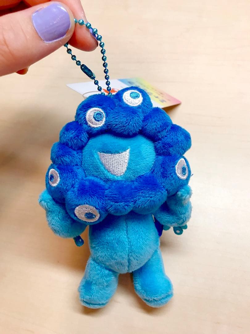 ミャクミャク ボールチェーンマスコット 2個セット 推しカラー 万博　青　紫