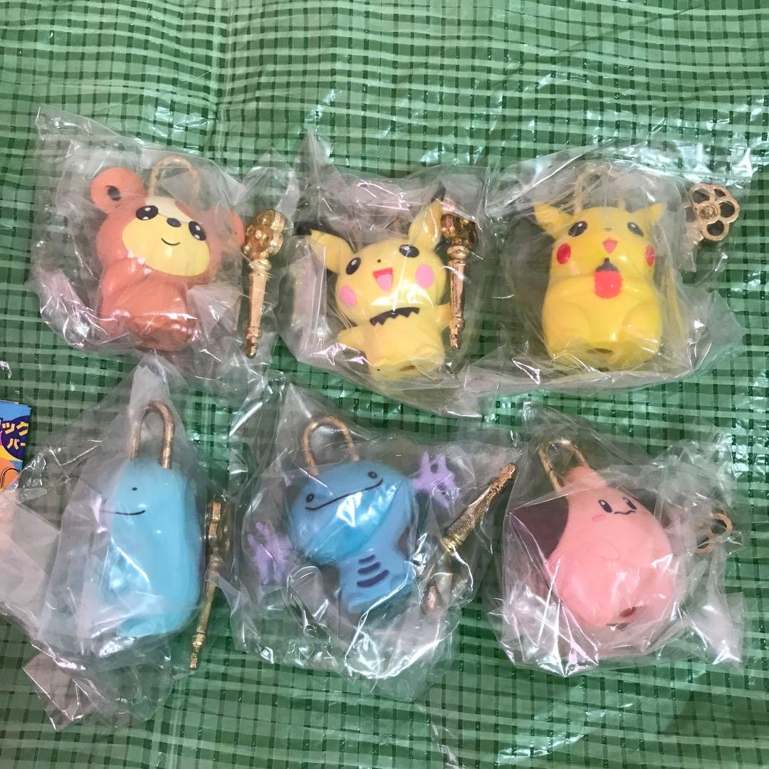 初期　ポケモンロック　全種　フィギュア　ピカチュウ ヌオー　ウパー　ピチュー