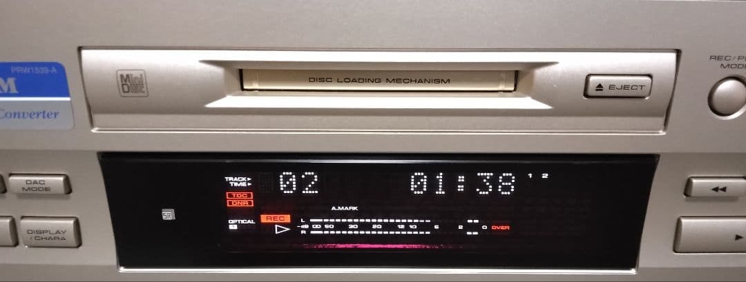 Pioneer MJ-D5 MDデッキ