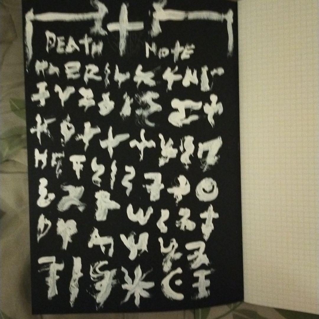 本物かもしれない デスノート 未知の言語で書かれてる為、本物の可能性が高い