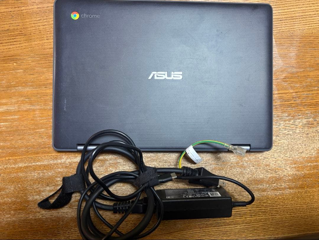 【ASUS Chromebook】 11.6インチ ブラック [充電器付き]