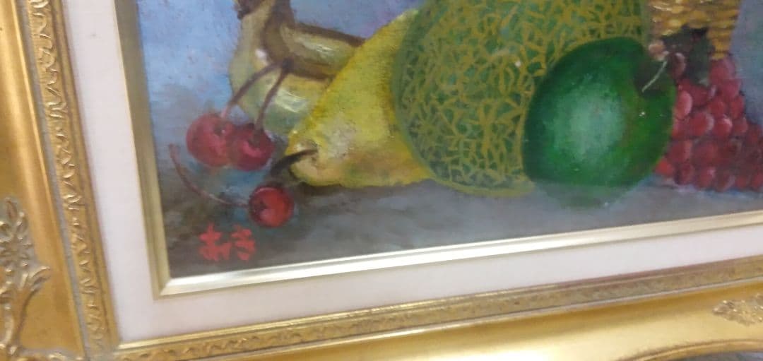 あきのサインがあります油絵直筆です