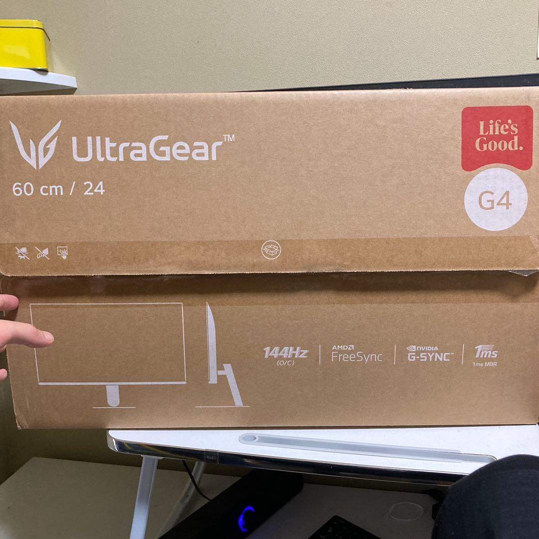 LG UltraGear 24インチ 144Hz モニター
