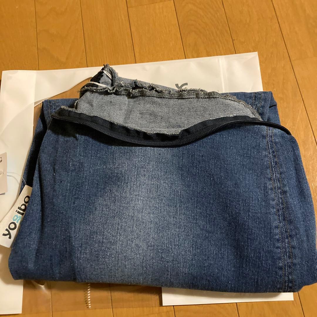 ヨギボー　Yogibo ドロップ　デニムカバー　ブルー　カバーのみ