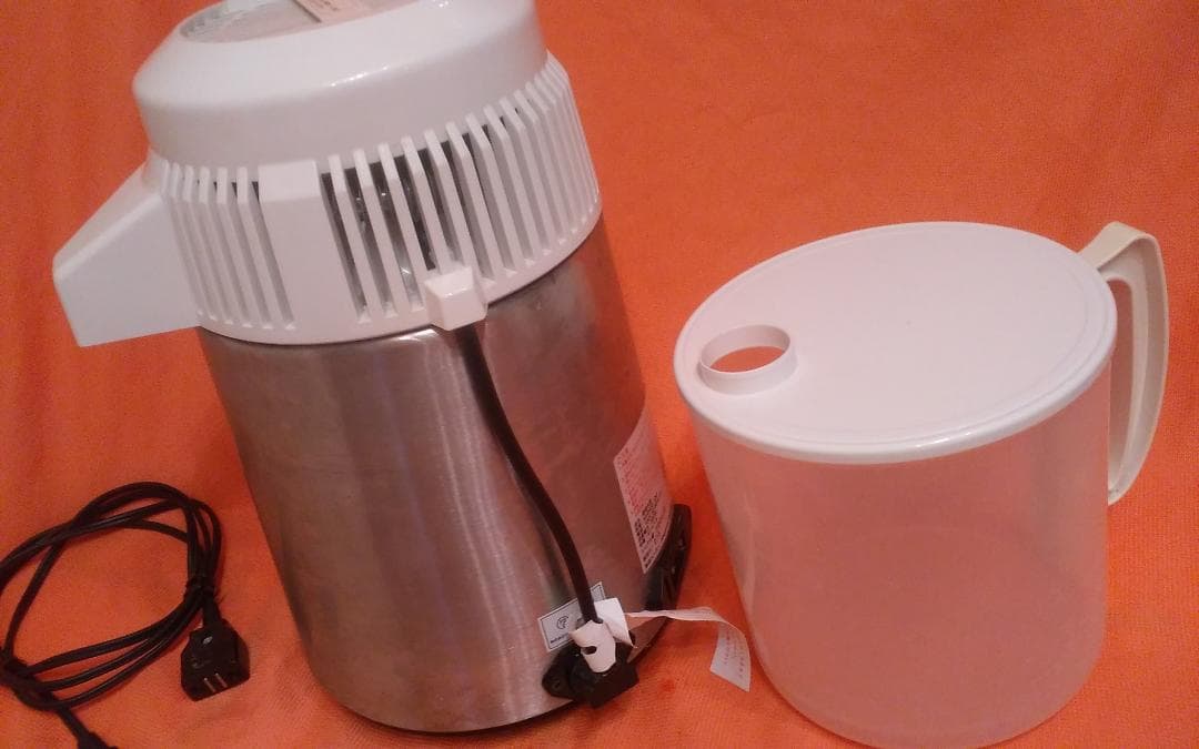 メガホーム社■蒸留水器■BPAフリー4㍑ポリ容器■飲料水■ノズル部欠品■飲料水