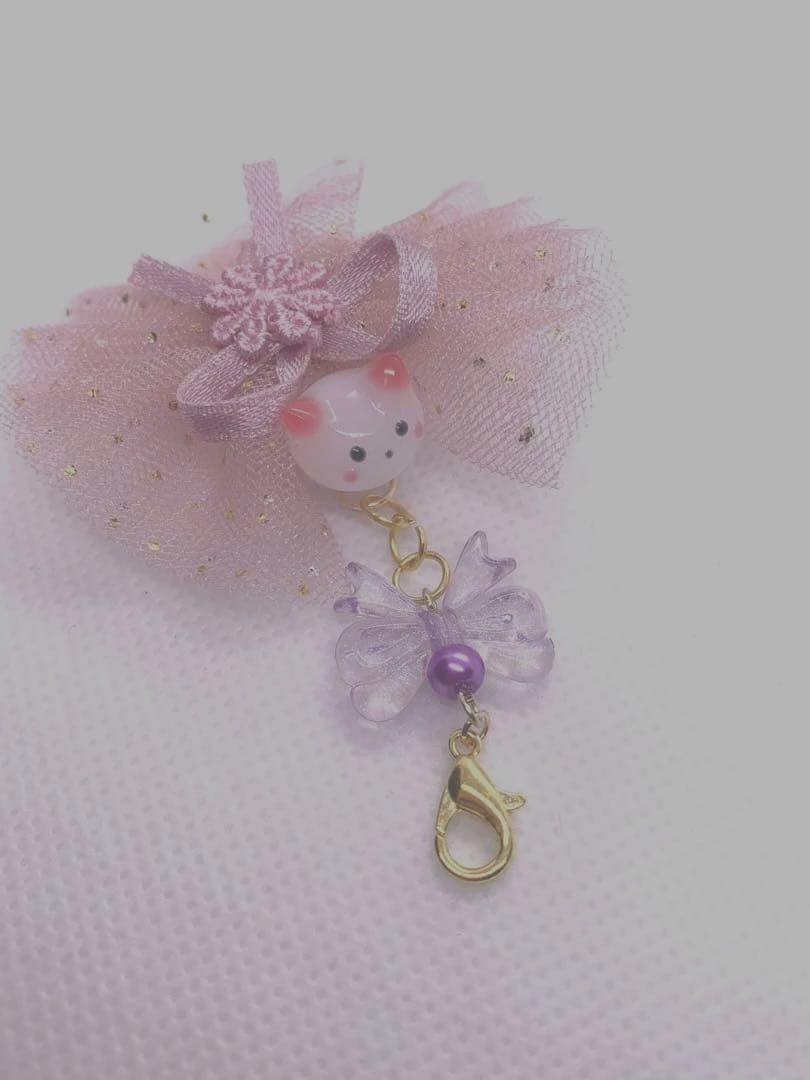 Ｎｏ．475  リボン  ribbon  リボンにゃんこ