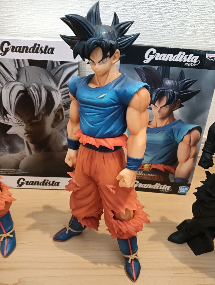 ドラゴンボール【グランディスタ】孫悟空　身勝手の極意　3点セット※台座欠品あり