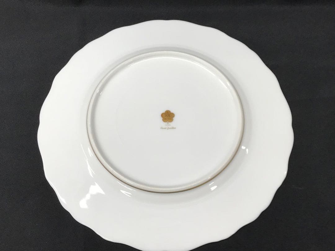 【レア】大倉陶園　受注生産品　瑠璃金彩　サービスプレート　プレート　飾り皿