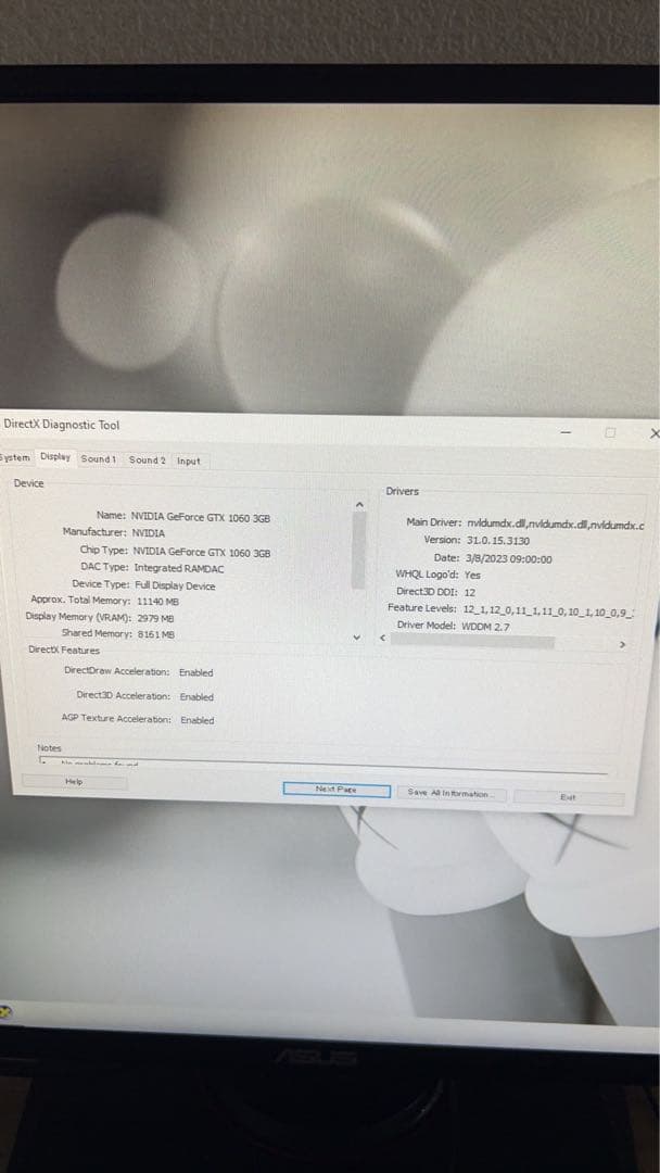 ゲーミングデスクセット hp pavilion / asus monitor