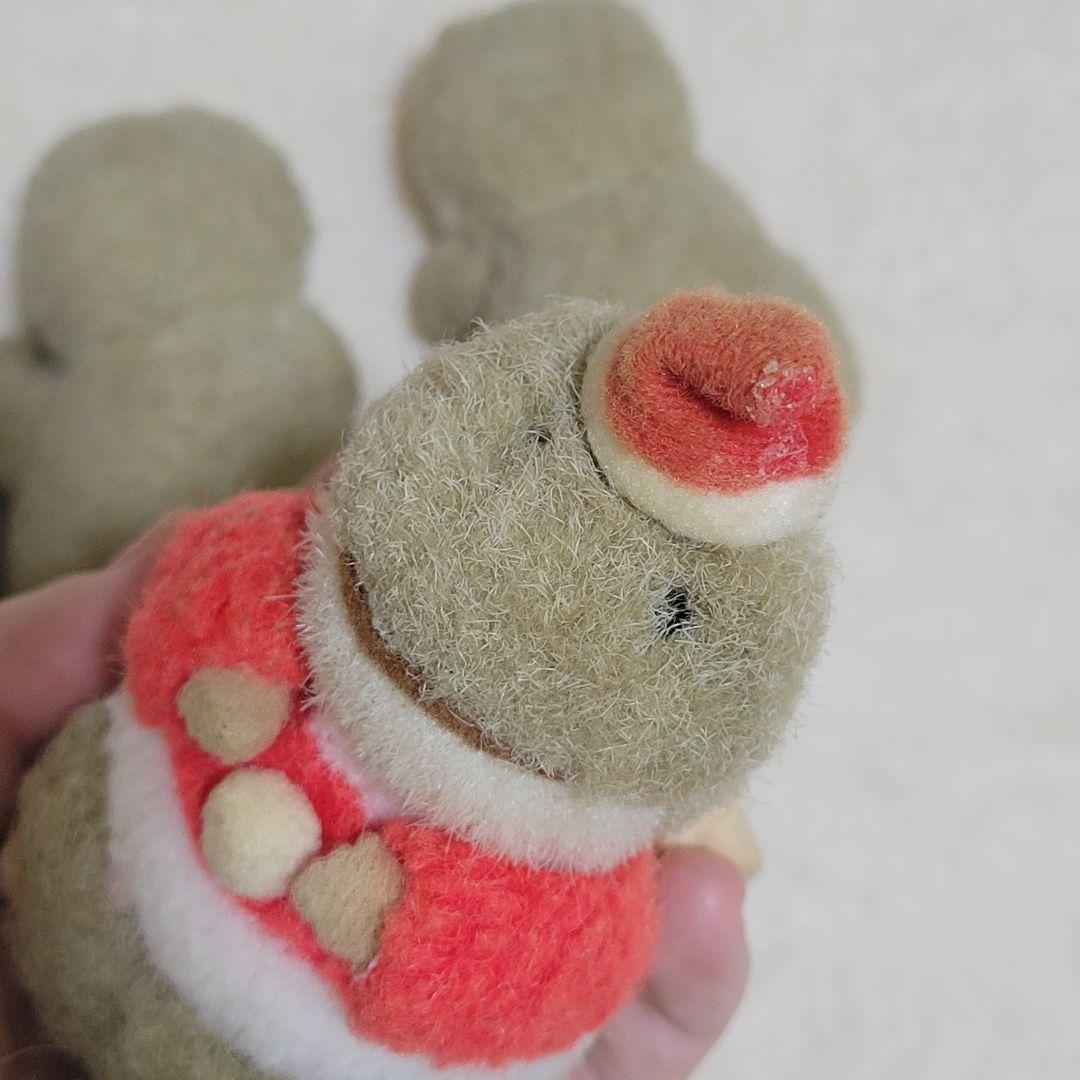 セキグチ（？）レトロ カエル ぬいぐるみ