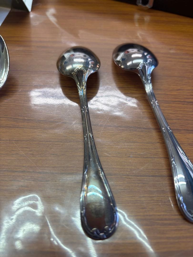 Christofle スプーン 3本セット　銀食器　ティースプーン　フランス製