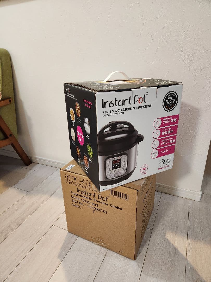 インスタントポット　Instant Pot DUO Mini 3.0L　保証あり