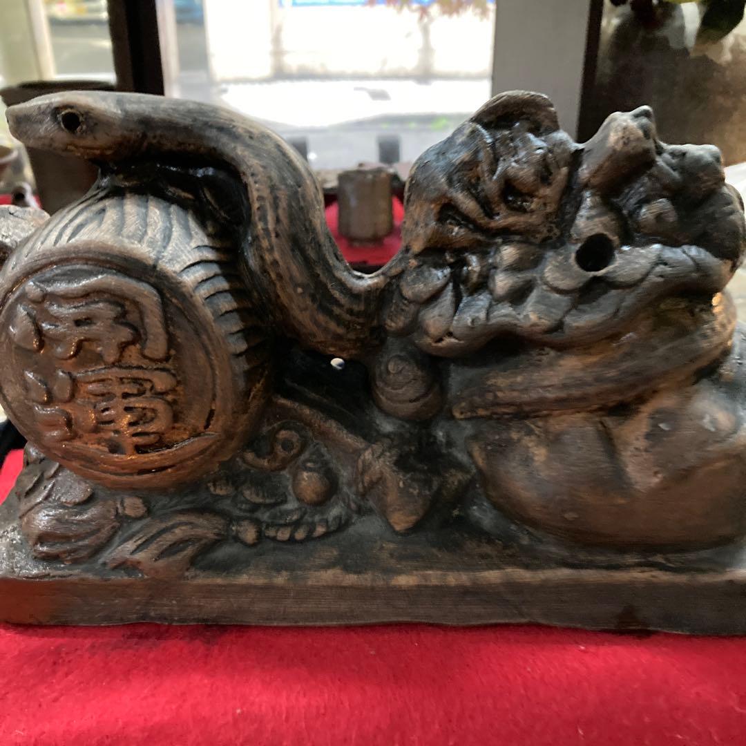 時代備前干支巳の置物金運勝紹運です❣️