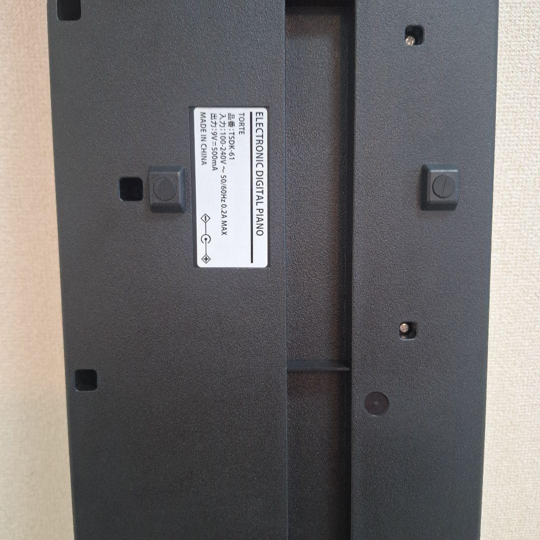 【極美品】TORTE TSDK-61 61鍵盤 電子キーボード 超軽量＆多機能