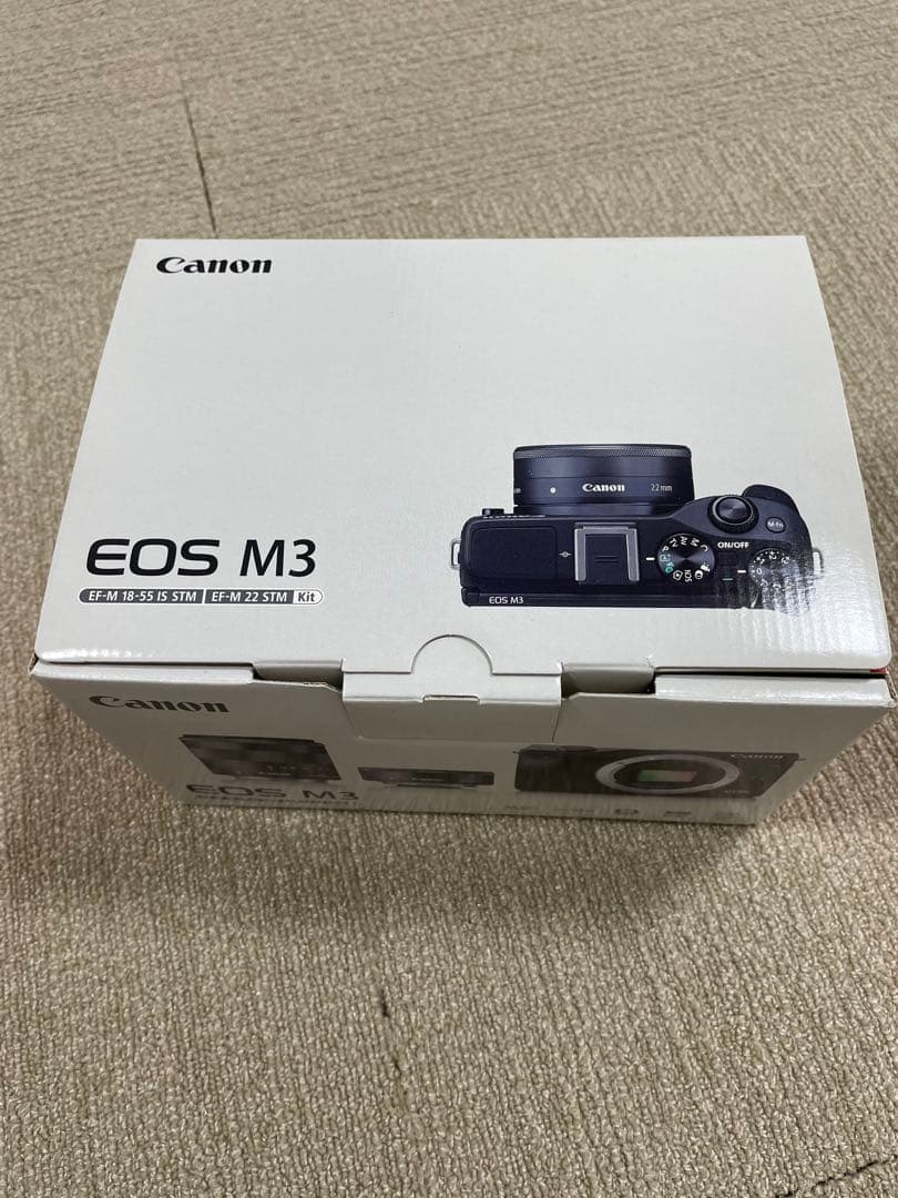 【良品】Canon EOS M3ミラーレス一眼 ダブルレンズEVFキット
