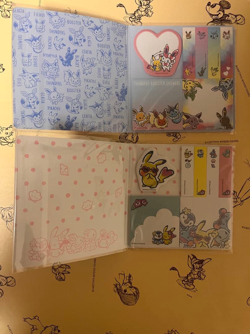 『ポケモン』　イッツデモ　メモ帳、付箋　イーブイフレンズ　みずタイプ