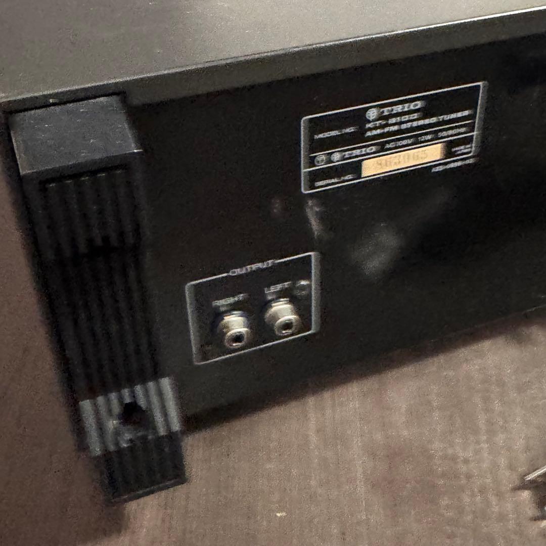 TRIO AM-FM ステレオチューナー KT-8100 ラジオ