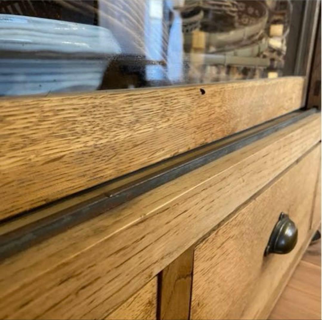 水屋箪笥　キッチン収納　食器棚　 収納棚　店舗什器　古家具　水屋家具　引き出し