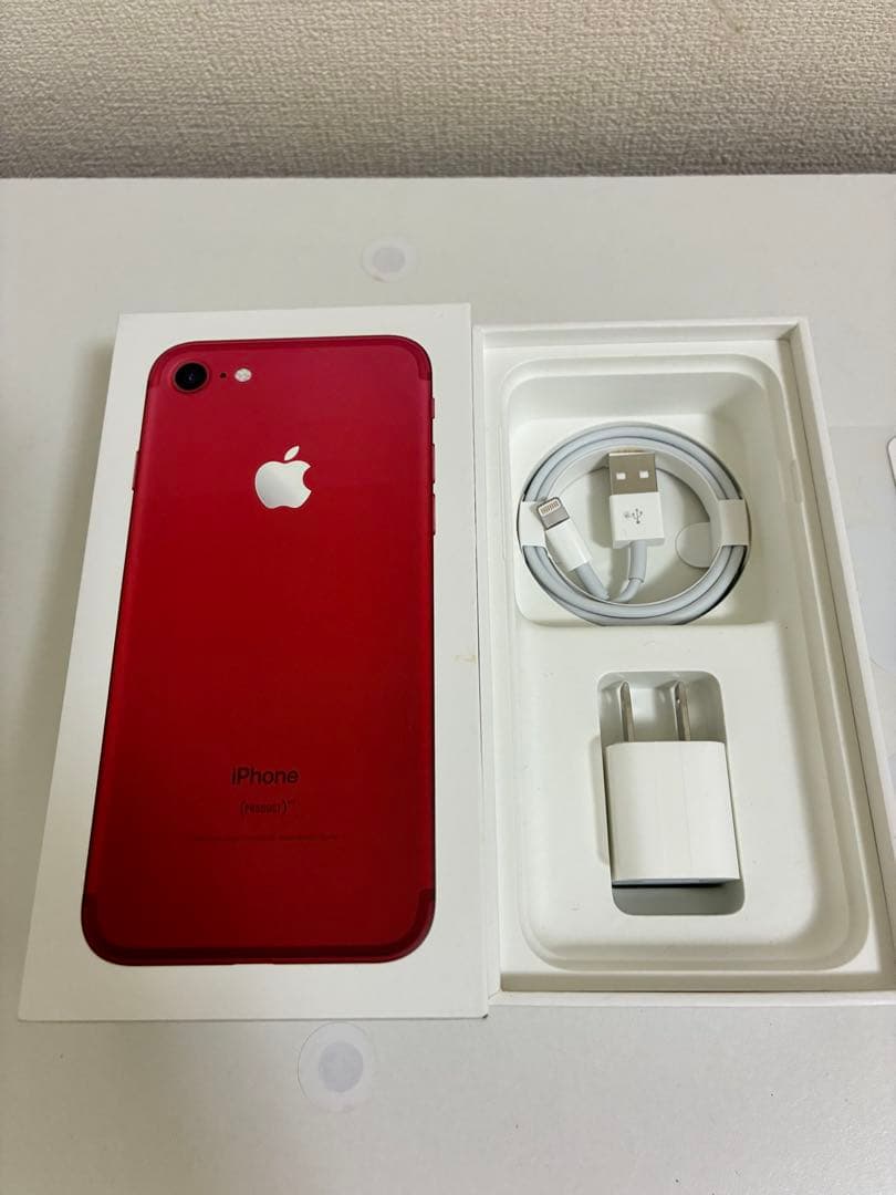 iPhone 7 (PRODUCT)RED 本体　箱あり
