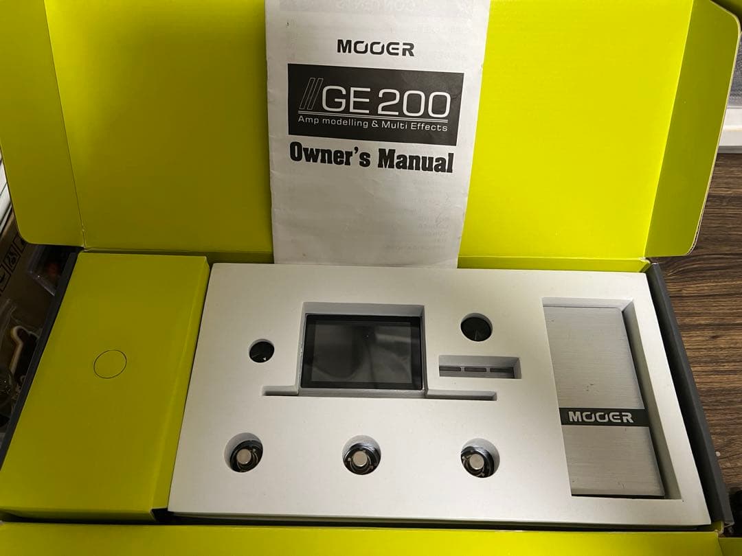 即発送 MOOER GE-200 箱説明書 純正アダプターセット