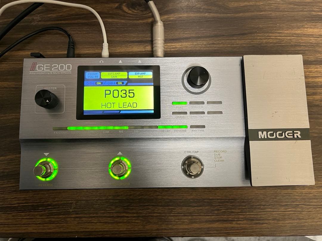 即発送 MOOER GE-200 箱説明書 純正アダプターセット