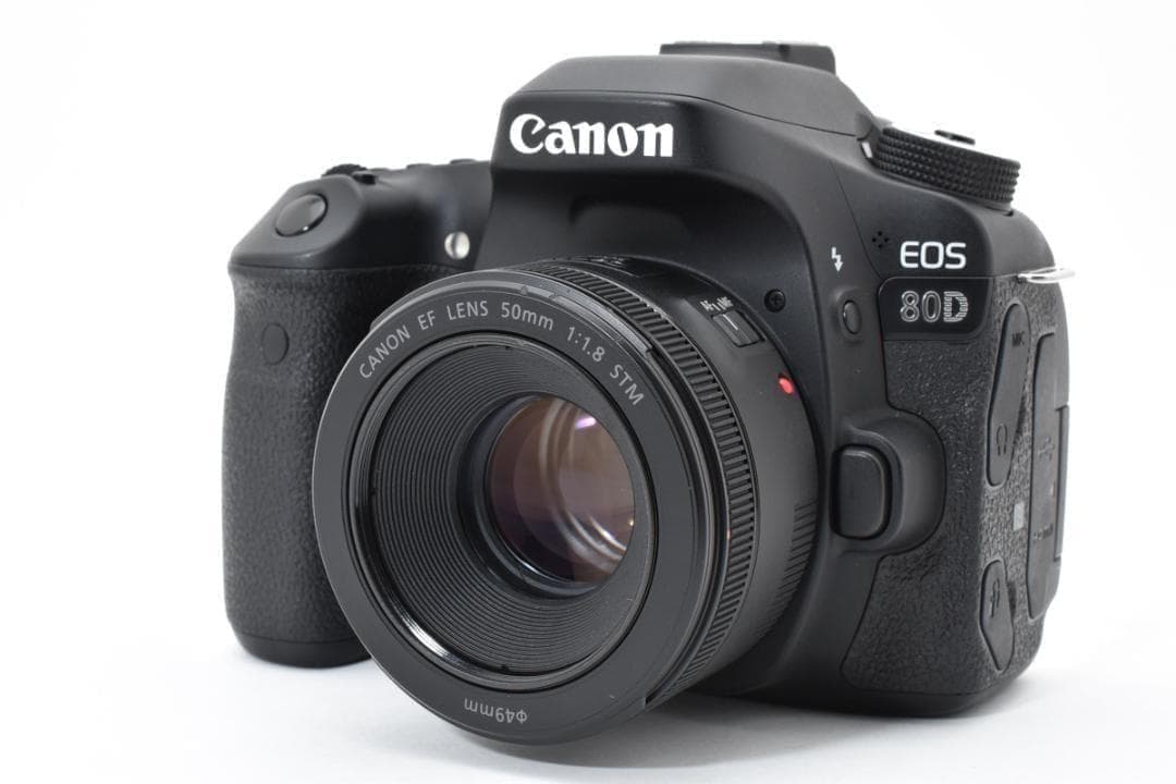 ■美品■ キヤノン　Canon EOS 80D+EF 50mm F1.8 STM